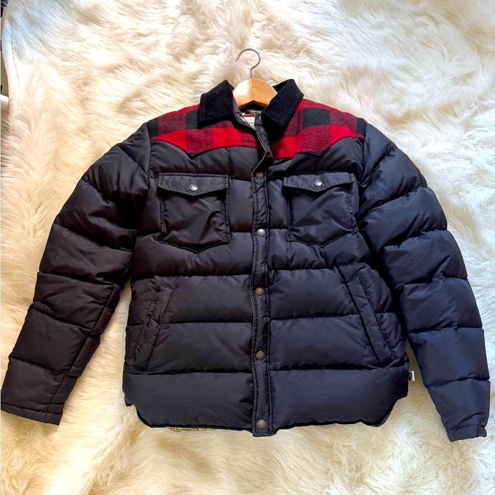 Men’s Penfield Rockford Buffalo Plaid Down Jacket Size XS